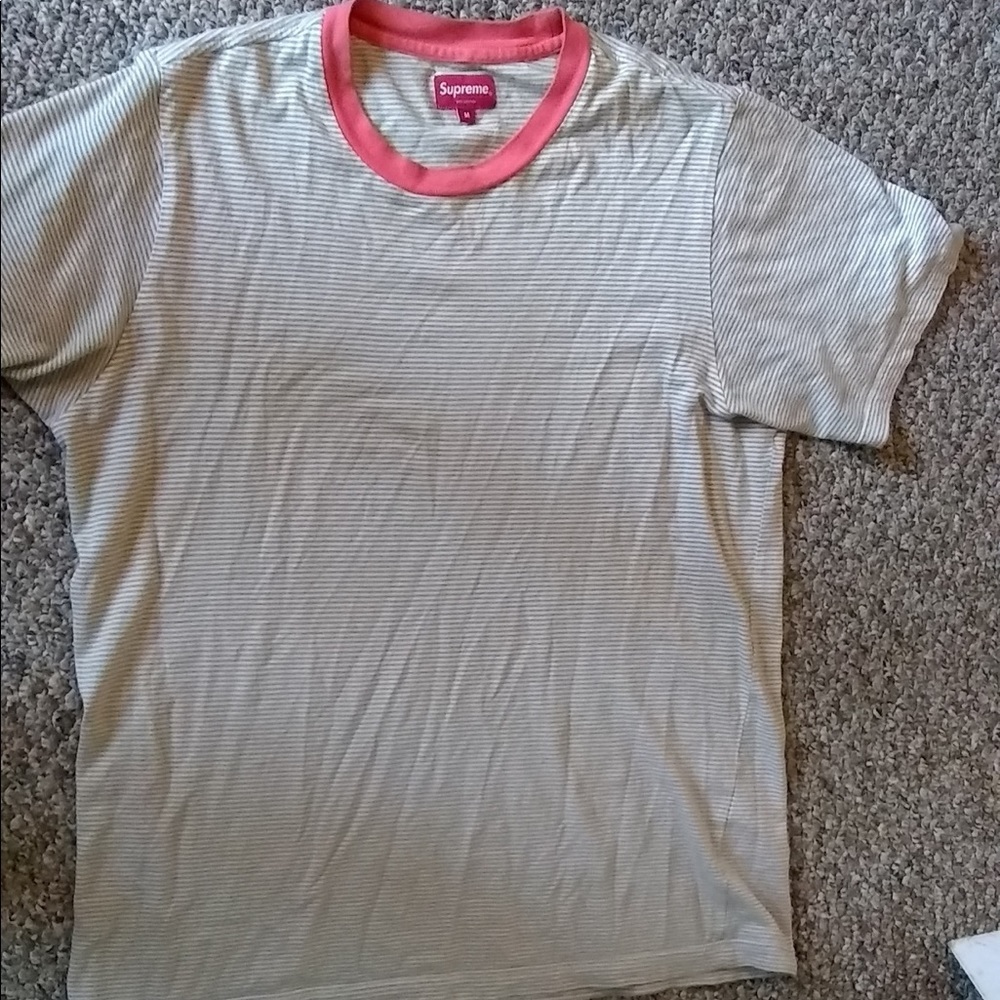 Supreme Mini Stripe Tee - Medium